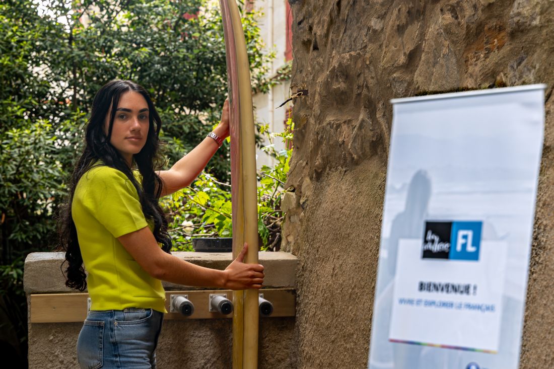 Studentin der neuen Sprachschule in Biarrritz